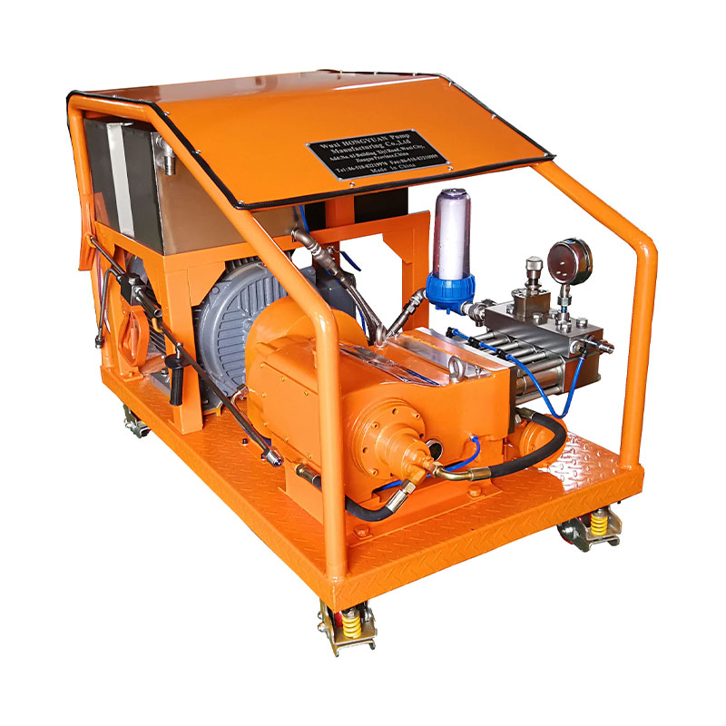 Electric High Pressure Water Jetting Machine para sa Paglilinis ng Pipe